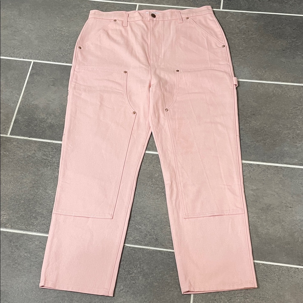 NWOT RENGGLI SLIM FIT WORK PANT Bubblegum size 30 - Picture 2 of 9